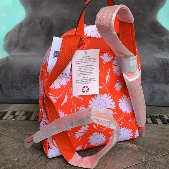 KATE SPADE MD BACKPACK Karissa Wld Blm Multi - Picture 8 of 17